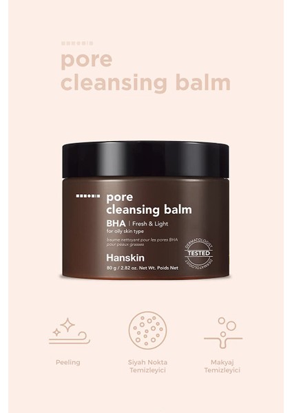 Pore Cleansing Balm Bha- Karma ve Yağlı Ciltler/gözenek ve Makyaj Temizleme Balmı [ 80 G ]