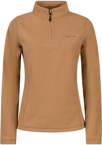 Camila Kadın Yarım Fermuarlı Ince Polar Sweatshirt