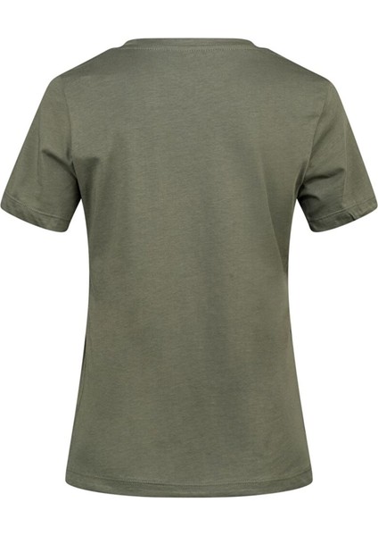 Alone Baskılı V Yaka Kadın T-Shirt 406 fırsatları