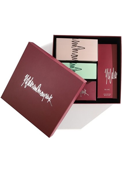 5'li Gift Box (2 Parfüm, 2 Küçük Mum, 1 Oda Kokusu) modelleri