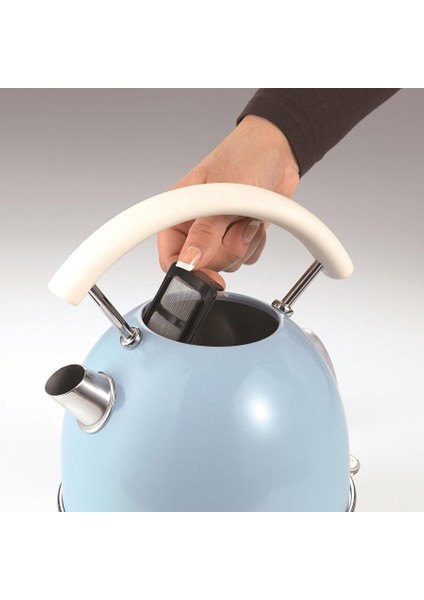 Vintage Dom 1,7l Su Isıtıcı Kettle Mavi modelleri