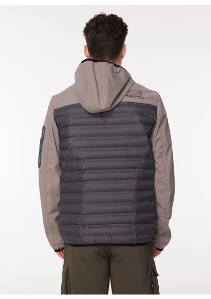 Gri Erkek Kapüşon Yaka Relaxed Fit Sweatmont D3WM-SWT18 indirimleri