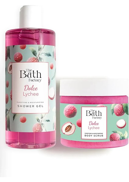 Liçi Aromalı Peeling + Liçi Aromalı Duş Jeli