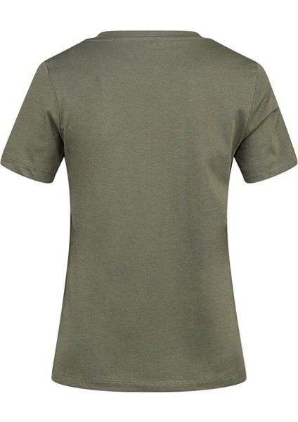 Alone Baskılı V Yaka Kadın T-Shirt 404 fırsatları