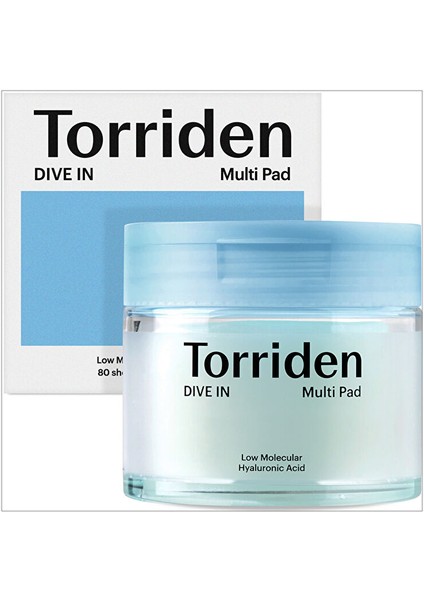- Dıve-In Low Molecular Hyaluronic Acid Multi Pad 80LI (5 Tip Mikro Hyaluronik Asitli Arındırıcı Nemlendirici Ped Maske) 145ML