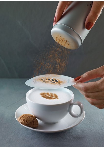 6 Eğlenceli Tasarımlı Cappuccino Art Şablonu fiyatları