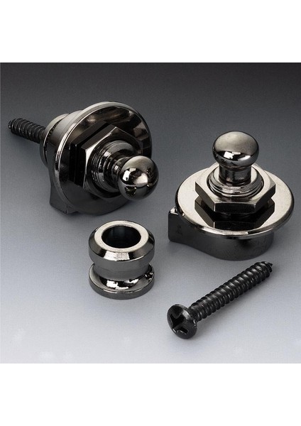 Gitar Aksesuar Schaller Askı Pimi Takım Ruthenium SC-14010601