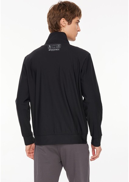 Siyah Erkek Bato Yaka Relaxed Fit Sweatmont D3WM-SWT6 fırsatları