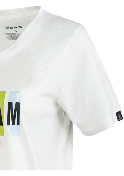 Alone Baskılı V Yaka Kadın T-Shirt 404 modelleri
