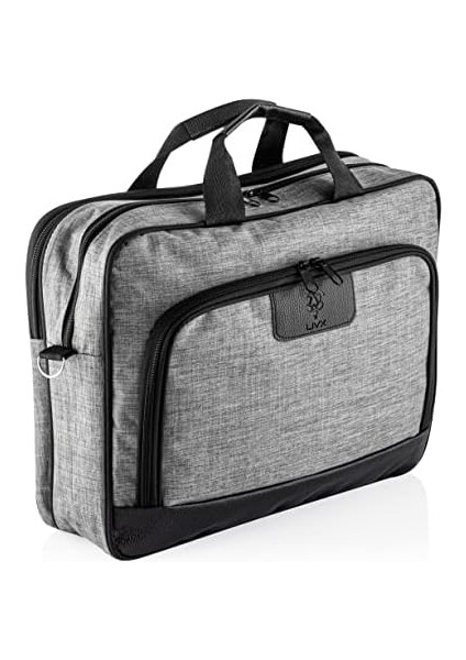Modern 15.6” Su Geçirmez Kumaş ve Fermuar Koruyuculu Macbook Notebook Laptop El Çantası Gri ETK10 modelleri
