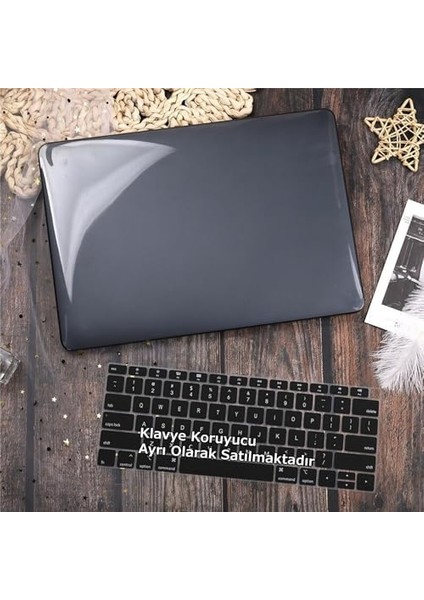 Macbook Air Kılıf 13 Inç Parlak Kristal (Eski Usb'li Model 2010-2017) A1369 A1466 ile Uyumlu Siyah fiyatları