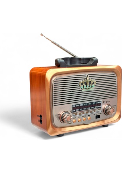 Nostalji Eskitme Radyo,güneş Panelli LED Detaylı Trend Nostajik Radyo fırsatları