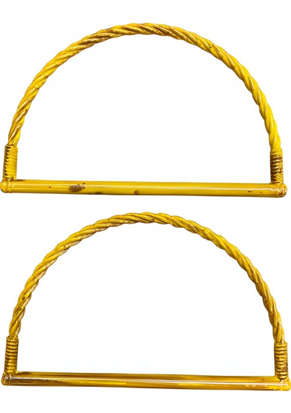 Bambu Görünümlü Akrilik Çanta Sapı 20*12 cm T8M