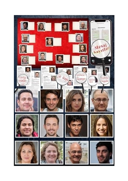 Davalar Dedektiflik Suç Çözümleme Oyunu Elif Akman Dosyası - Gizem Bulmaca Cinayet Çözme Kutu Oyunları - Katil Bulma Dedektif Oyunu - Suçlu Kim, Cinayeti Çözebilir Misin? (Dava-1) modelleri