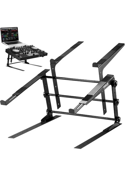 PLPTS38 Dizüstü Bilgisayar Standı, Ayarlanabilir Yükseklik, Ergonomik Tasarım, Kaymaz Dişler, Dj Mikseri, Ses Cihazları, Iş Istasyonu, Oyun ve Ev Için