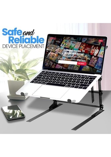 PLPTS38 Dizüstü Bilgisayar Standı, Ayarlanabilir Yükseklik, Ergonomik Tasarım, Kaymaz Dişler, Dj Mikseri, Ses Cihazları, Iş Istasyonu, Oyun ve Ev Için fiyatları