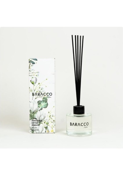 Beyaz Çiçek Aromalı Çubuklu Oda Parfümü – Doğal Ferahlık ve Zarafet (100 ml)