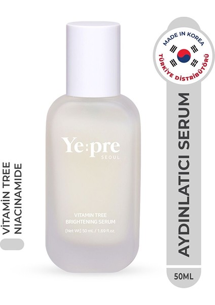 Vitamin Içerikli Kore Serum 50ML – & Antioksidan Koruma