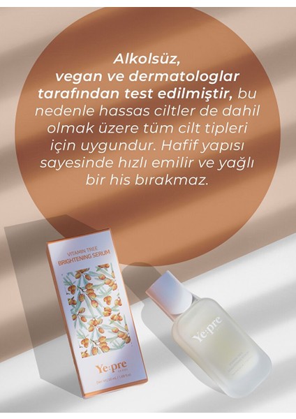 Vitamin Içerikli Kore Serum 50ML – & Antioksidan Koruma fırsatları