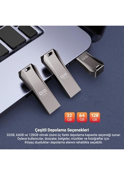 PD236 Metal USB 3.2 Gen 1 64GB USB Flash Bellek modelleri