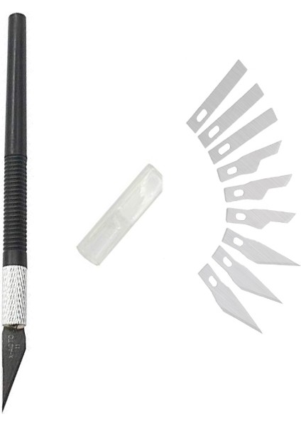 Kretuar Bıçağı Yedek Bıçaklı Set 9'lu