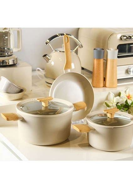 Leo Balance Tencere Seti 5 Parça Krem fiyatları