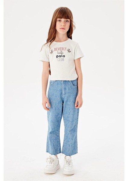 Kız Çocuk Beyaz T-Shirt