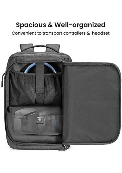 Trl Backpack For Ps5/ Ps5 Pro Console, Accessories, Protective Carrying Case Storage Bag Compatible With Sony Playstation 5 Console, Headset, 2 Game Discs, Ps5 Controller, Charging Station modelleri