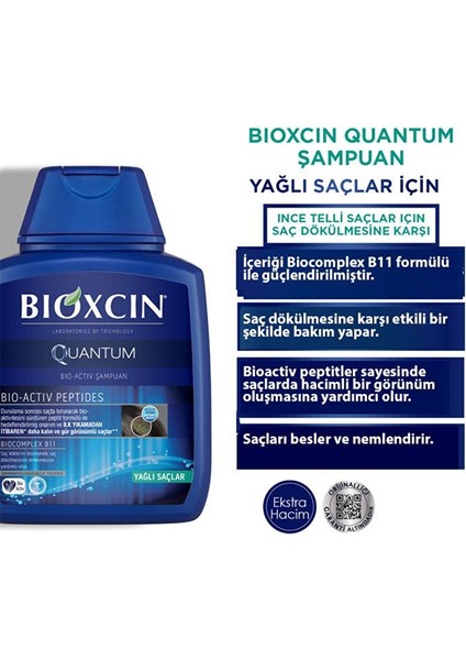 Quantum Yağlı Saçlar Için Şampuan 300ML fırsatları