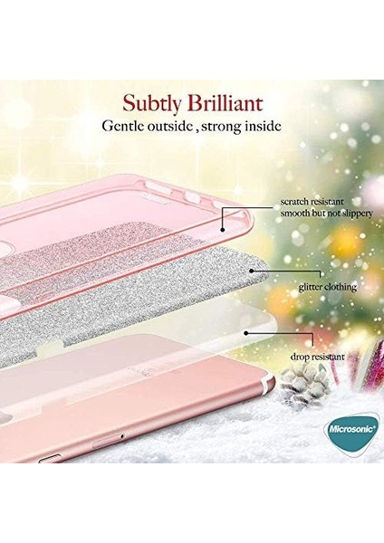 Samsung Galaxy S10E Kılıf Sparkle Shiny Mavi