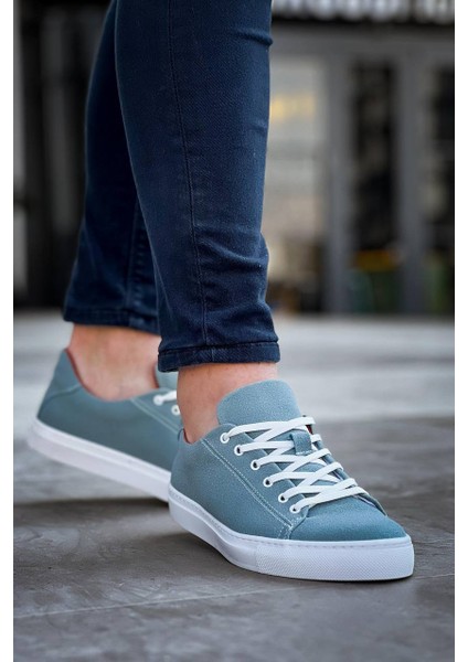 J122 Bağcıklı Ortopedik Taban Günlük Süet Erkek Spor Sneaker Ayakkabı Bt Mavi modelleri