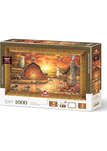 Puzzle Gün Batımı Yolculuğu 1000 Parça Çerçeveli Puzzle fiyatları