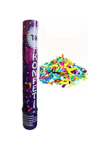 Parti Için Konfeti, Doğum Günü ve Özel Günler Konfetisi, Rengarenk Karnaval Konfeti 30 cm (Karışık Renkli) fiyatları