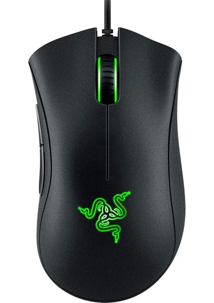 Deathadder Essential (2021) - Kablolu Oyun Faresi (Optik Sensör, 6400 Dpı, 5 Programlanabilir Düğme, Ergonomik Form Faktörü) Siyah