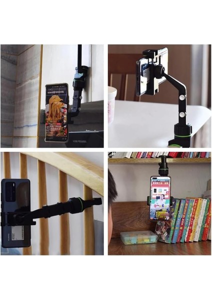 Dikiz Aynası, Koltuk Arkası, Çalışma Masası Telefon Tutucu, Standart, Iphone, Samsung, Xiaomi, Huawei Uyumludur, 360 Dönebilen Çok Fonksiyonlu Akrobat Telefon Tutucu modelleri