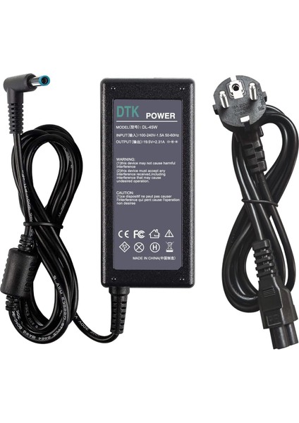Güç Kaynağı 19.5V 2.31A 45W Notebook Laptop Güç Kaynağı Hp Laptop Için Şarj Kablosu Fiş: 4,5 x 3,0 mm