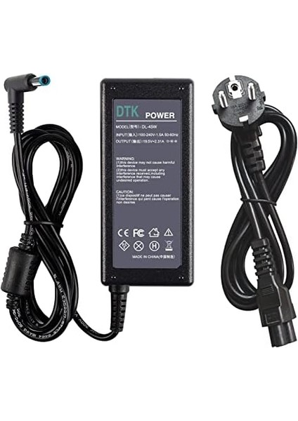 Güç Kaynağı 19.5V 2.31A 45W Notebook Laptop Güç Kaynağı Hp Laptop Için Şarj Kablosu Fiş: 4,5 x 3,0 mm fiyatları