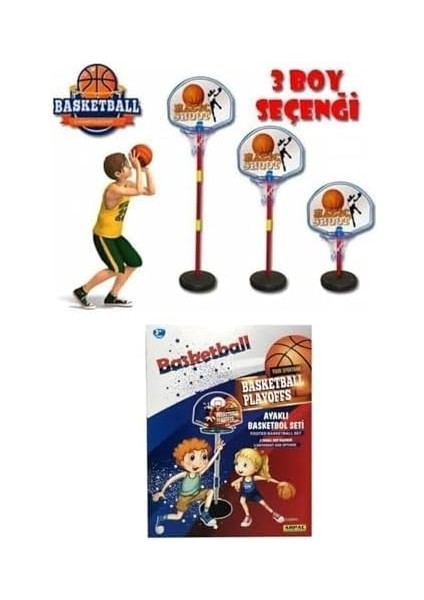 Büyük Boy Basketbol Potası 120CM Portatif Basketbol Pota Ayarlanabilir Boy modelleri
