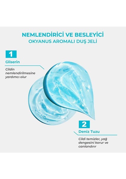 Nemlendirici ve Besleyici Okyanus Duş Jeli 400 ml