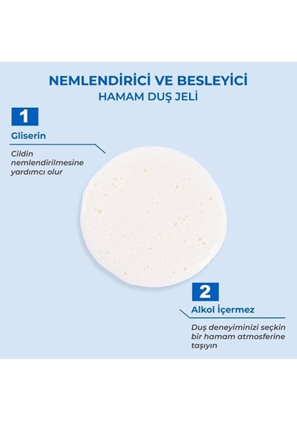 Nemlendirici ve Besleyici Hamam Duş Jeli 400 ml