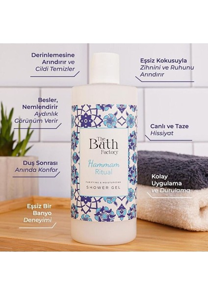 Nemlendirici ve Besleyici Hamam Duş Jeli 400 ml