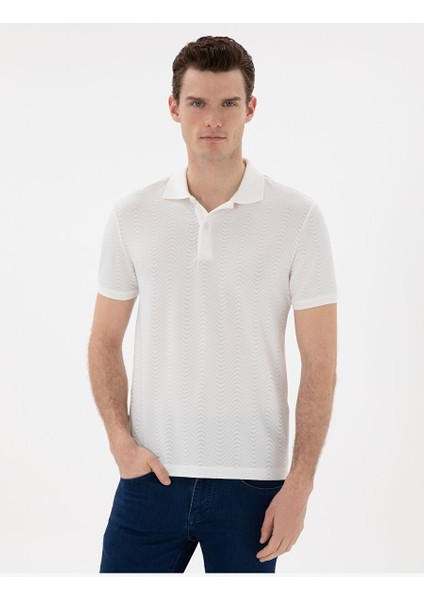 Beyaz Slim Fit Tişört