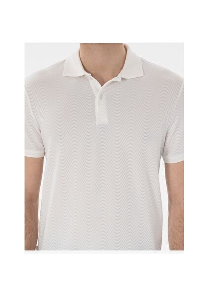 Beyaz Slim Fit Tişört