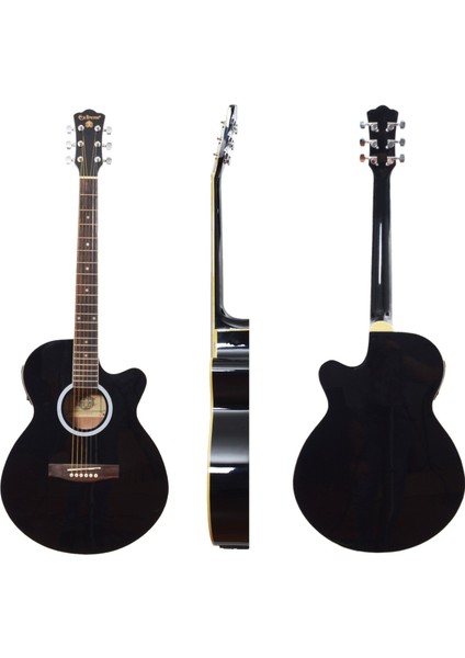 Gitar Akustik Extreme Sahne Gitarı (XAC45EQ4BK)