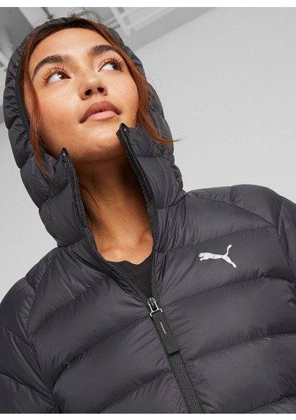 Siyah Kadın Kapüşonlu Mont 84940701-PACKLITE Down Jacket modelleri