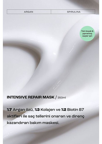 Intensive Repair Yıpranmış Saçlar Için Yoğun Bakım Maskesi 350 ml fiyatları