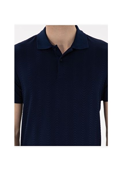 Lacivert Slim Fit Tişört