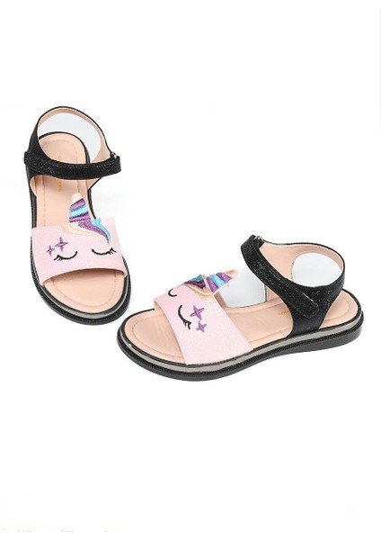 Unicorn Shine 3D Kız Sandalet