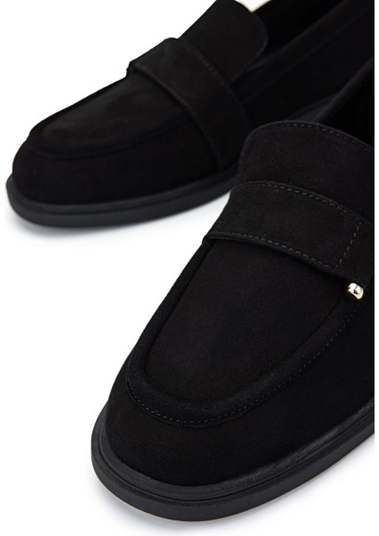 Gri Kadın Süet Loafer 1061 2244 Bn Ayk SK24-25 fırsatları