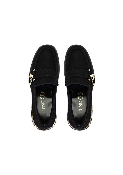 Gri Kadın Süet Loafer 1061 2244 Bn Ayk SK24-25